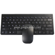 A Black Wireless Keyboard And Mouse For Laptop